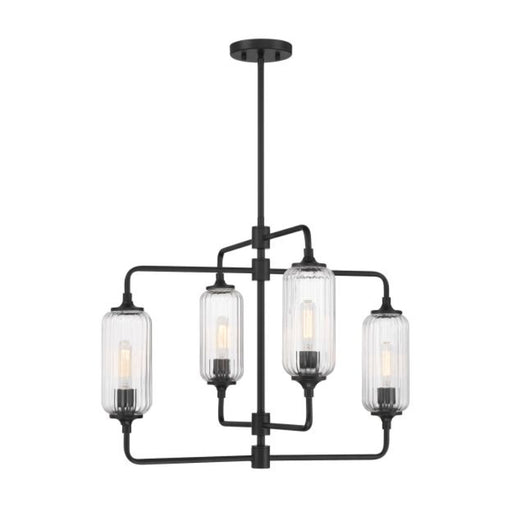 Savoy House 1-3025-4 Holton 4-lt 26" Chandelier - Matte Black