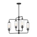 Savoy House 1-3025-4 Holton 4-lt 26" Chandelier - Matte Black