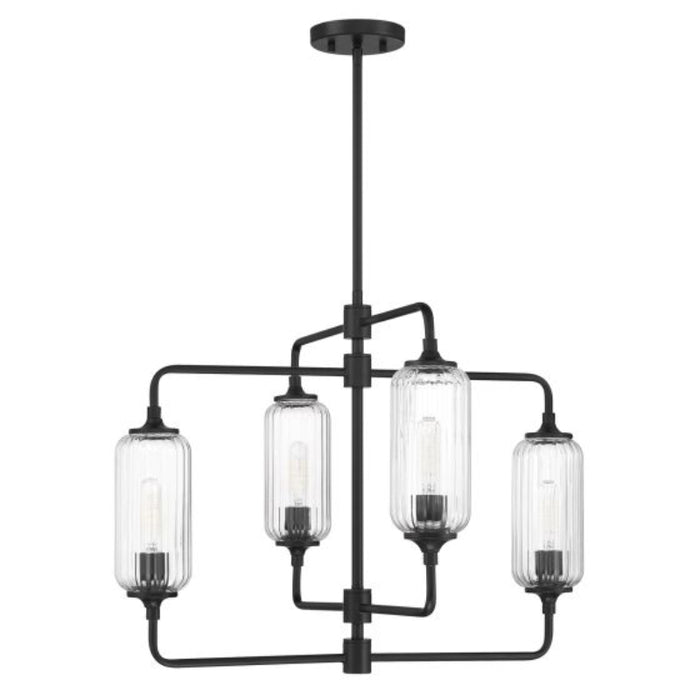 Savoy House 1-3025-4 Holton 4-lt 26" Chandelier - Matte Black