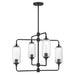 Savoy House 1-3025-4 Holton 4-lt 26" Chandelier - Matte Black