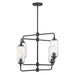 Savoy House 1-3025-4 Holton 4-lt 26" Chandelier - Matte Black