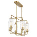 Savoy House 1-3026-6 Holton 6-lt 42" Linear Chandelier - Warm Brass