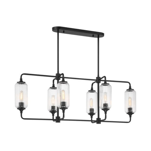Savoy House 1-3026-6 Holton 6-lt 42" Linear Chandelier - Matte Black