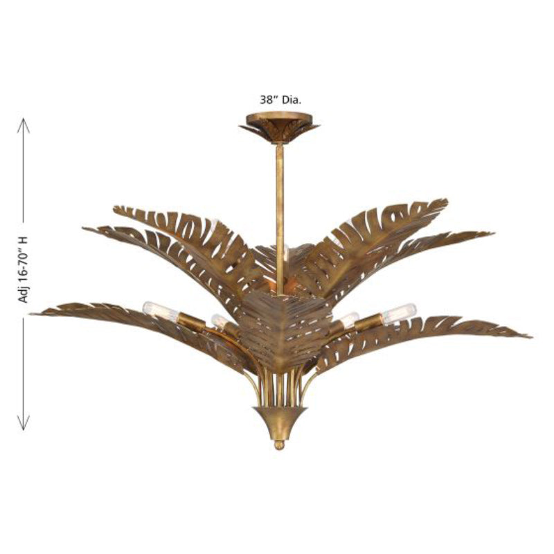 Savoy House 1-3066-10 Palmera 10-lt 38" Chandelier