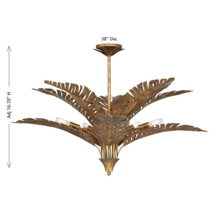 Savoy House 1-3066-10 Palmera 10-lt 38" Chandelier