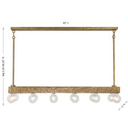 Savoy House 1-3128-14 Etereo 14-lt 42" Linear Chandelier