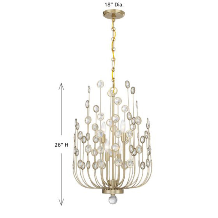 Savoy House 1-3597-4 Irina 4-lt 18" Chandelier