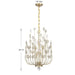 Savoy House 1-3597-4 Irina 4-lt 18" Chandelier