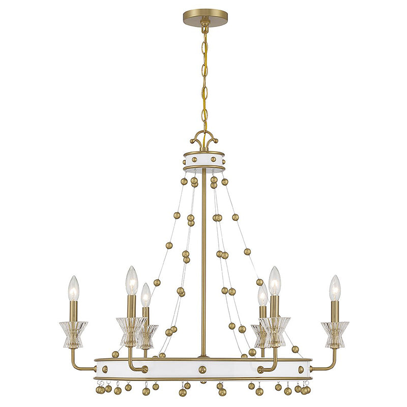 Savoy House 1-3804-6 Iris 6-lt 32" Chandelier