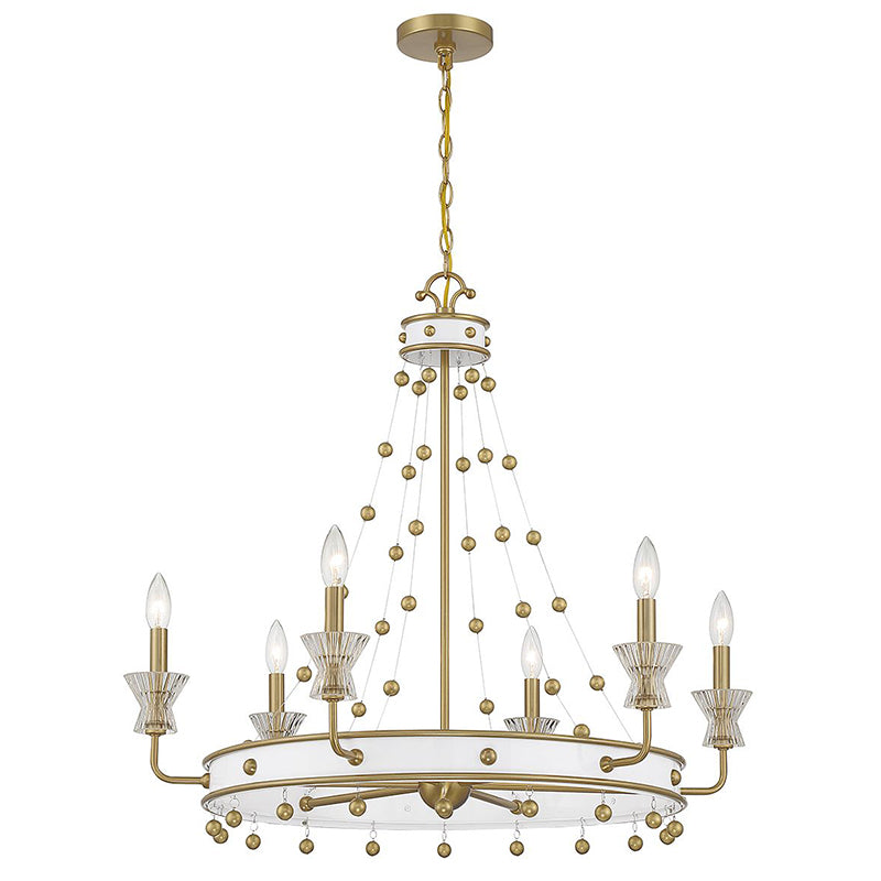 Savoy House 1-3804-6 Iris 6-lt 32" Chandelier