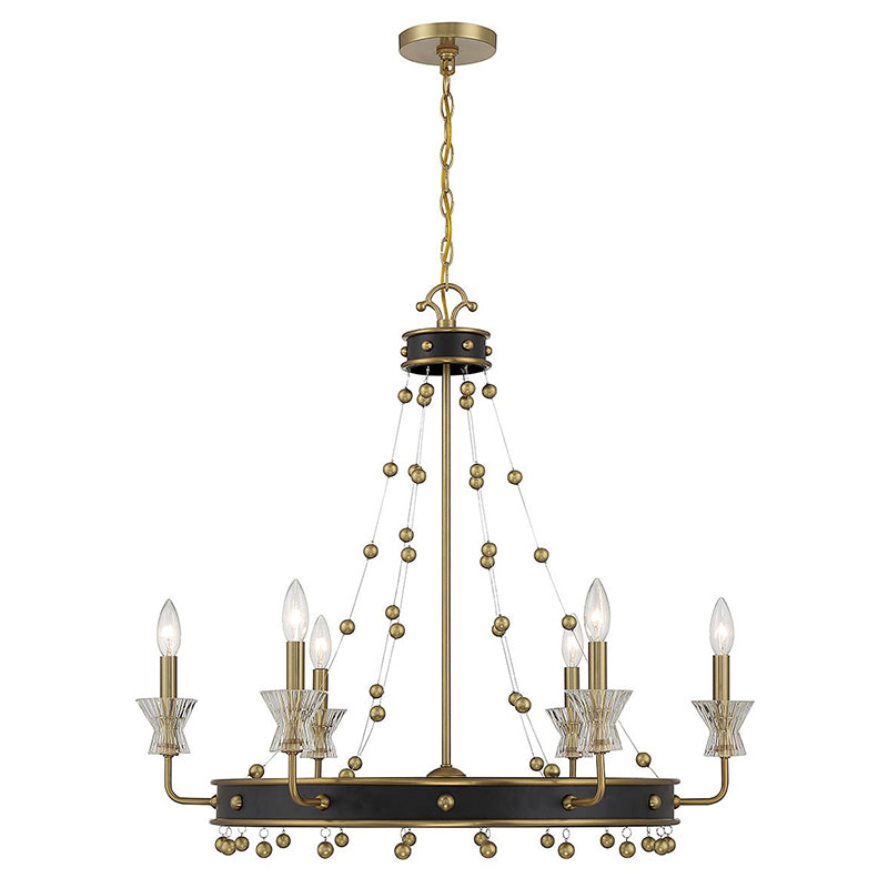 Savoy House 1-3804-6 Iris 6-lt 32" Chandelier