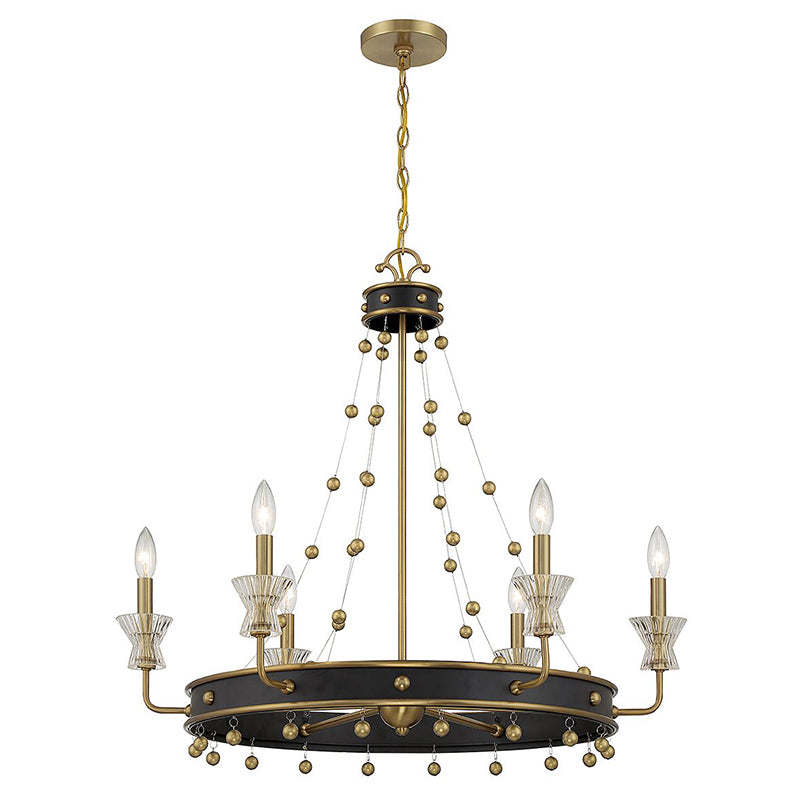 Savoy House 1-3804-6 Iris 6-lt 32" Chandelier