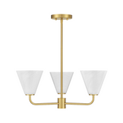 Savoy House 1-4013-3 Blair 3-lt 24" Chandelier - Warm Brass