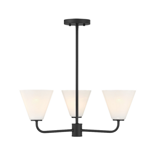 Savoy House 1-4013-3 Blair 3-lt 24" Chandelier - Matte Black