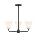 Savoy House 1-4013-3 Blair 3-lt 24" Chandelier - Matte Black