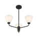 Savoy House 1-4013-3 Blair 3-lt 24" Chandelier - Matte Black