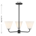 Savoy House 1-4013-3 Blair 3-lt 24" Chandelier - Matte Black