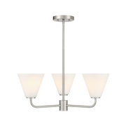 Savoy House 1-4013-3 Blair 3-lt 24" Chandelier - Satin Nickel