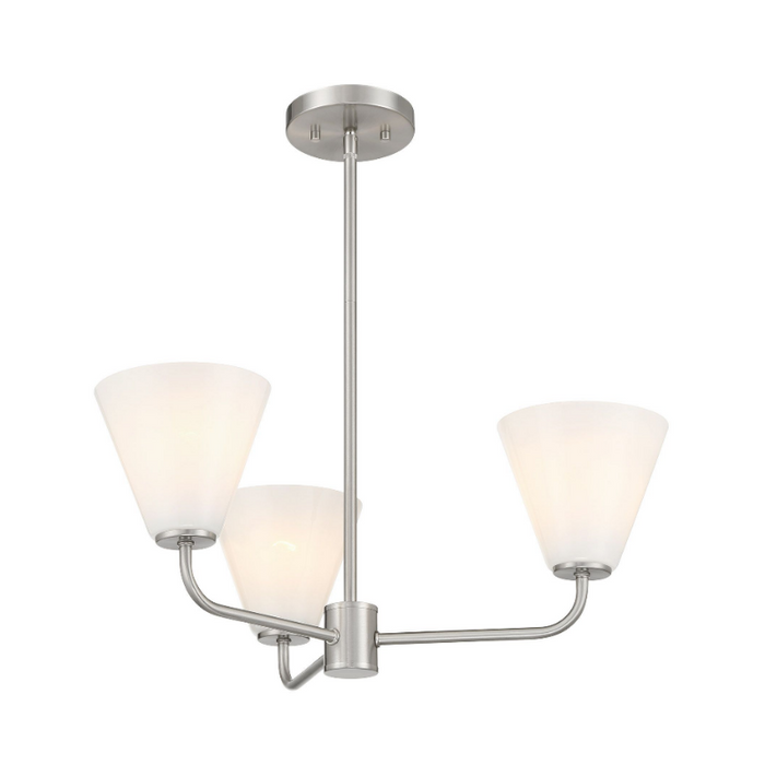 Savoy House 1-4013-3 Blair 3-lt 24" Chandelier - Satin Nickel