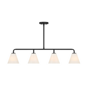 Savoy House 1-4014-4 Blair 4-lt 40" Linear Chandelier - Matte Black