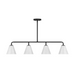 Savoy House 1-4014-4 Blair 4-lt 40" Linear Chandelier - Matte Black