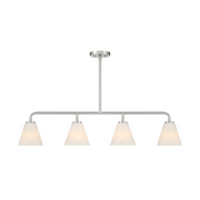 Savoy House 1-4014-4 Blair 4-lt 40" Linear Chandelier - Satin Nickel