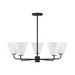 Savoy House 1-4015-5 Blair 5-lt 30" Chandelier - Matte Black