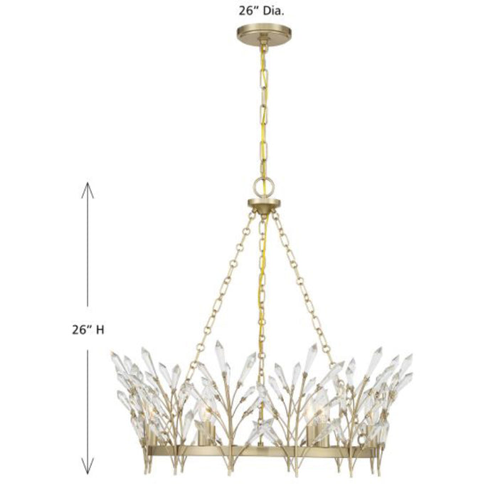 Savoy House 1-4073-6 Orianna 6-lt 26" Chandelier