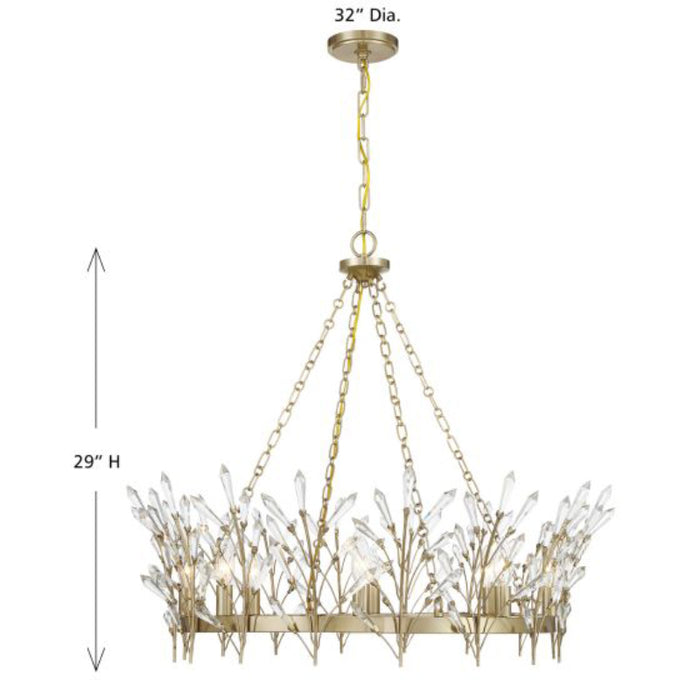 Savoy House 1-4074-8 Orianna 8-lt 32" Chandelier