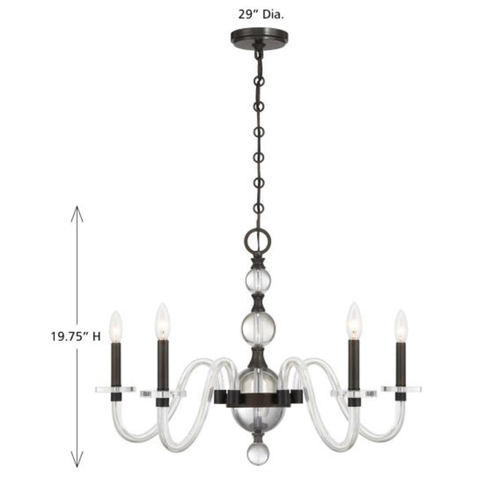 Savoy House 1-4277-5 Aragon 5-lt 29" Chandelier