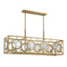 Savoy House 1-5066-8 Balfour 8-lt 44" Linear Chandelier - Warm Brass