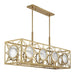 Savoy House 1-5066-8 Balfour 8-lt 44" Linear Chandelier - Warm Brass