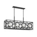 Savoy House 1-5066-8 Balfour 8-lt 44" Linear Chandelier - Matte Black