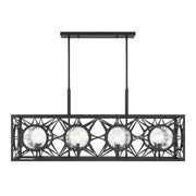 Savoy House 1-5066-8 Balfour 8-lt 44" Linear Chandelier - Matte Black