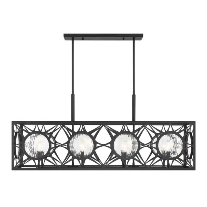 Savoy House 1-5066-8 Balfour 8-lt 44" Linear Chandelier - Matte Black