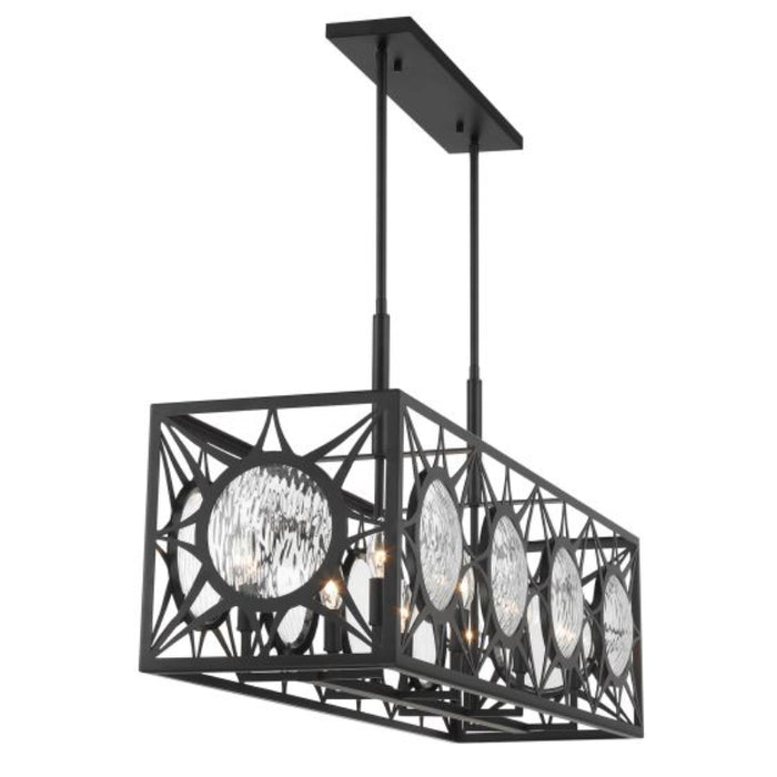 Savoy House 1-5066-8 Balfour 8-lt 44" Linear Chandelier - Matte Black
