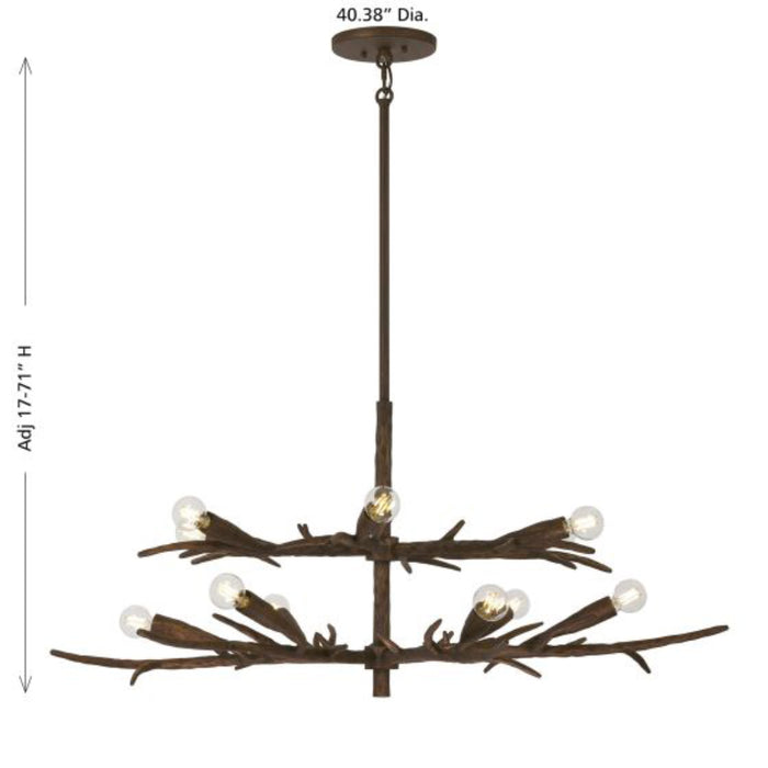 Savoy House 1-5398-12 Palisades 12-lt 40" Chandelier