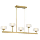 Savoy House 1-5407-5 Falster 5-lt 42" LED Linear Chandelier