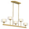 Savoy House 1-5407-5 Falster 5-lt 42" LED Linear Chandelier