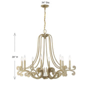 Savoy House 1-6097-8 Lombard 8-lt 34" Chandelier