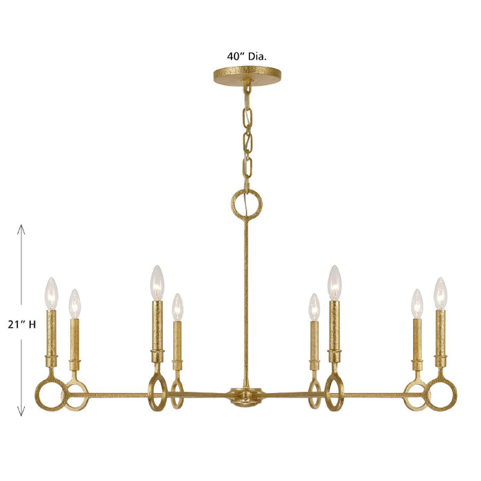 Savoy House 1-6847-8 Noah 8-lt 40" Chandelier