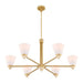 Savoy House 1-7266-6 Kohlman 6-lt 40" Chandelier
