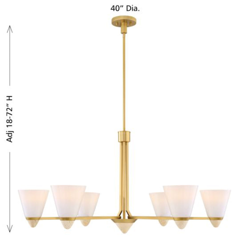 Savoy House 1-7266-6 Kohlman 6-lt 40" Chandelier