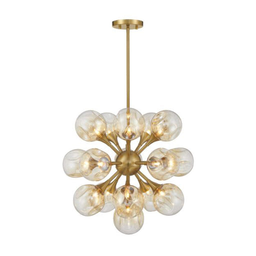 Savoy House 1-7934-16 Matisse 16-lt 22" Chandelier - Warm Brass