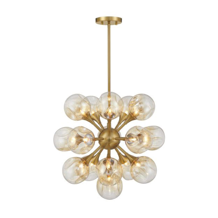 Savoy House 1-7934-16 Matisse 16-lt 22" Chandelier - Warm Brass