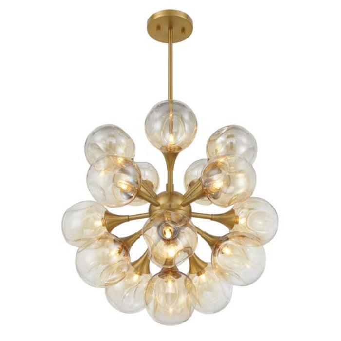 Savoy House 1-7934-16 Matisse 16-lt 22" Chandelier - Warm Brass