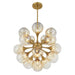 Savoy House 1-7934-16 Matisse 16-lt 22" Chandelier - Warm Brass