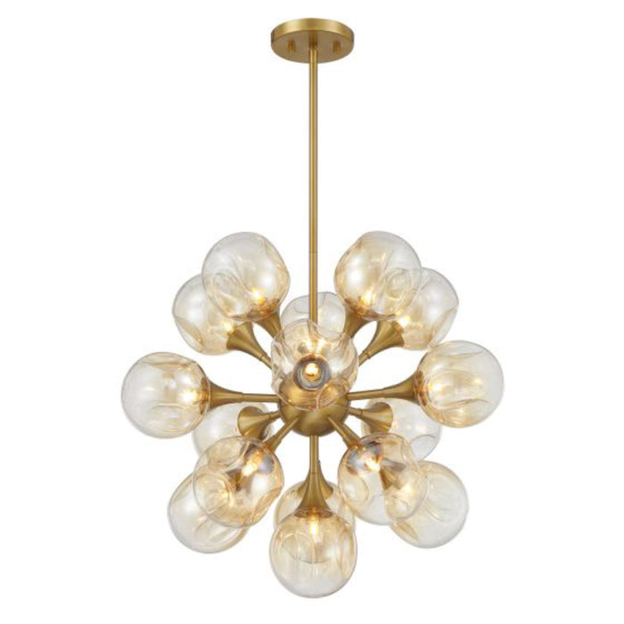 Savoy House 1-7934-16 Matisse 16-lt 22" Chandelier - Warm Brass