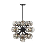 Savoy House 1-7934-16 Matisse 16-lt 22" Chandelier - Matte Black