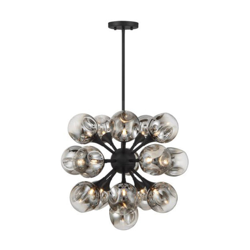 Savoy House 1-7934-16 Matisse 16-lt 22" Chandelier - Matte Black